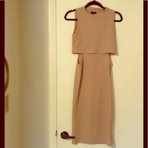Topshop midi dress with side cutouts -US 4